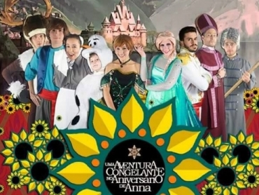  “Uma aventura congelante no aniversário de Anna”