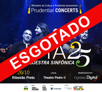 ESGOTADO - Prudential Concerts Jota Quest e Orquestra 